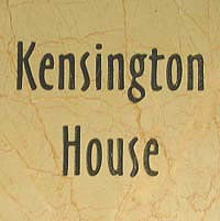 house sign made in marble