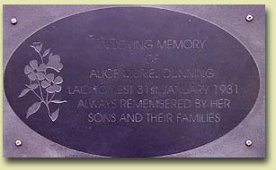 memorial slate signs