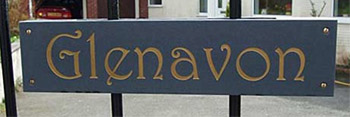 Corian Slate Plaque
